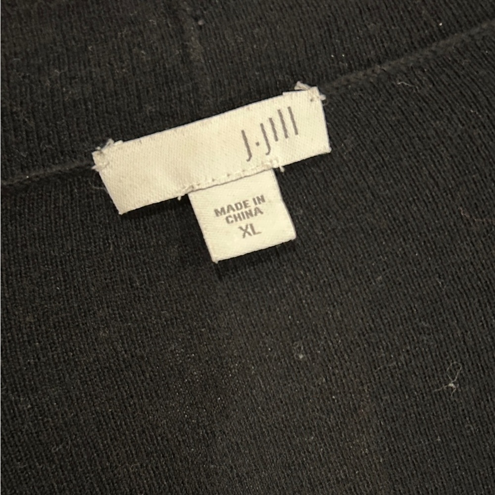 J. Jill Black Cardigan Sweater - Picture 2 of 2